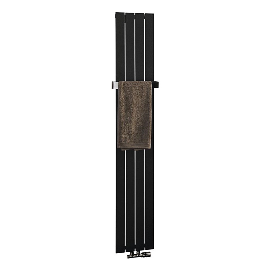 Sapho - Radiador toallero para baño COLONNA 614W230V 29x180 cm negro