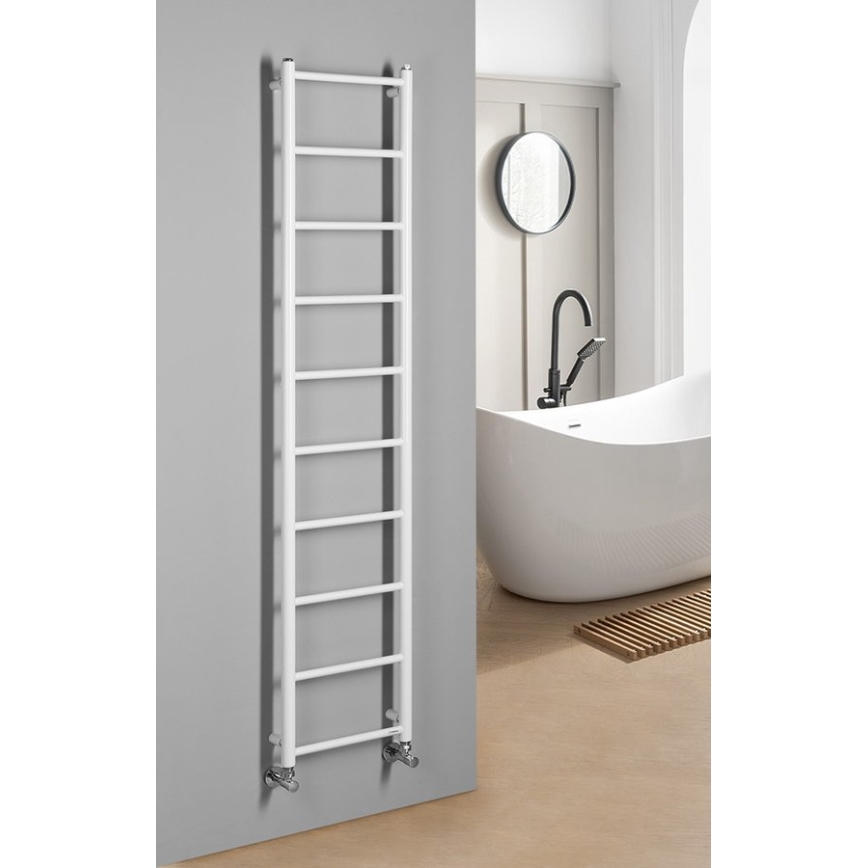 Sapho - Radiador toallero para baño DINA 168x35 cm blanco