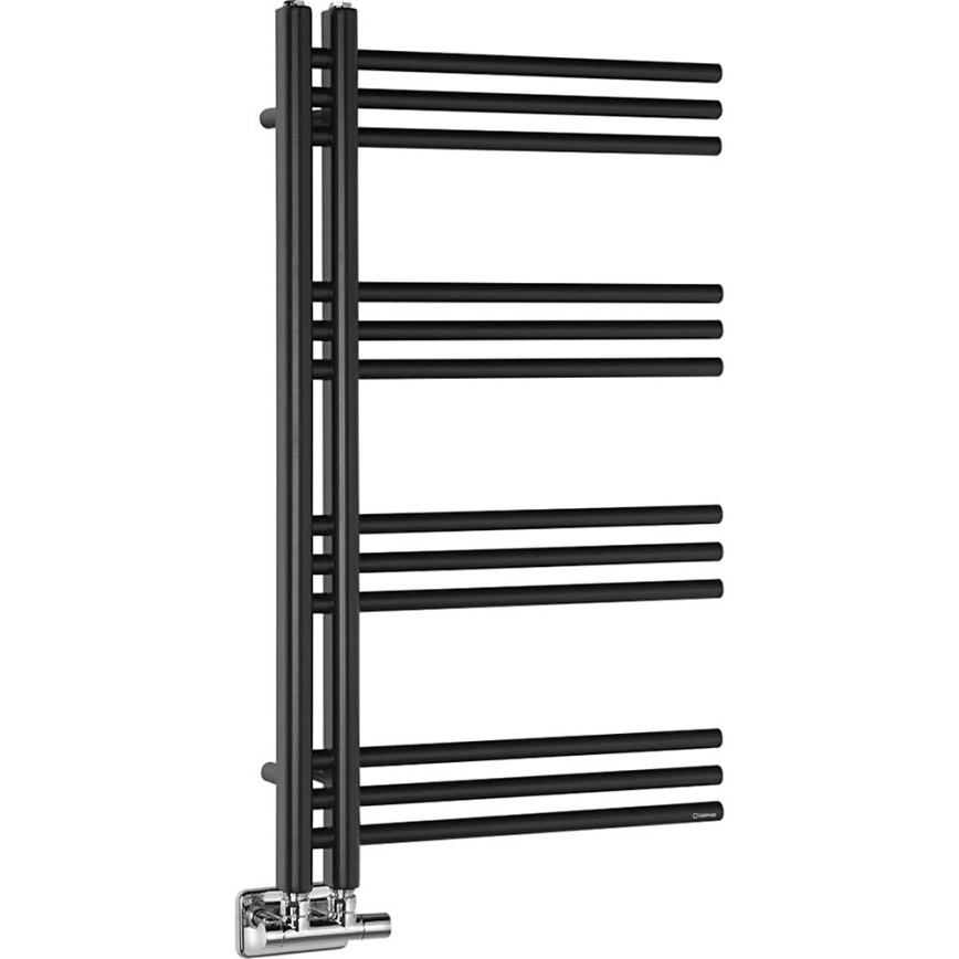 Sapho - Radiador toallero para baño DORLION 300W/230V 50x90 cm negro mate