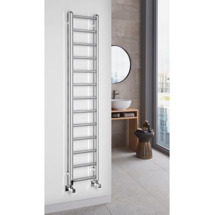 Sapho - Radiador toallero para baño METRO LIGHT 276W/230V 30x150 cm cromo brillante