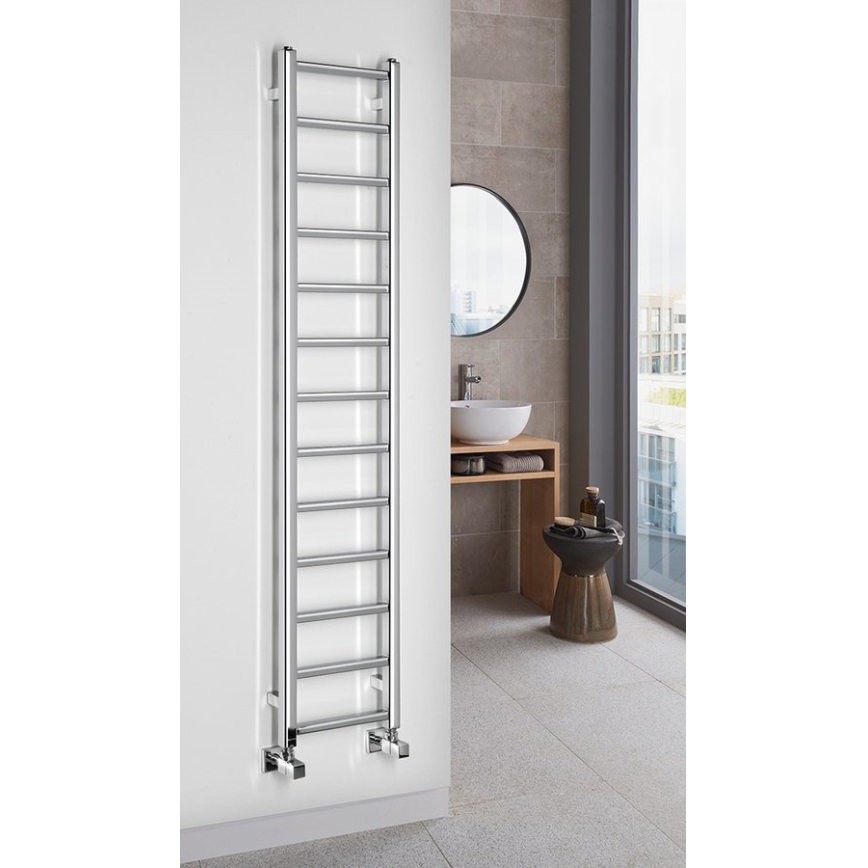Sapho - Radiador toallero para baño METRO LIGHT 276W/230V 30x150 cm cromo brillante