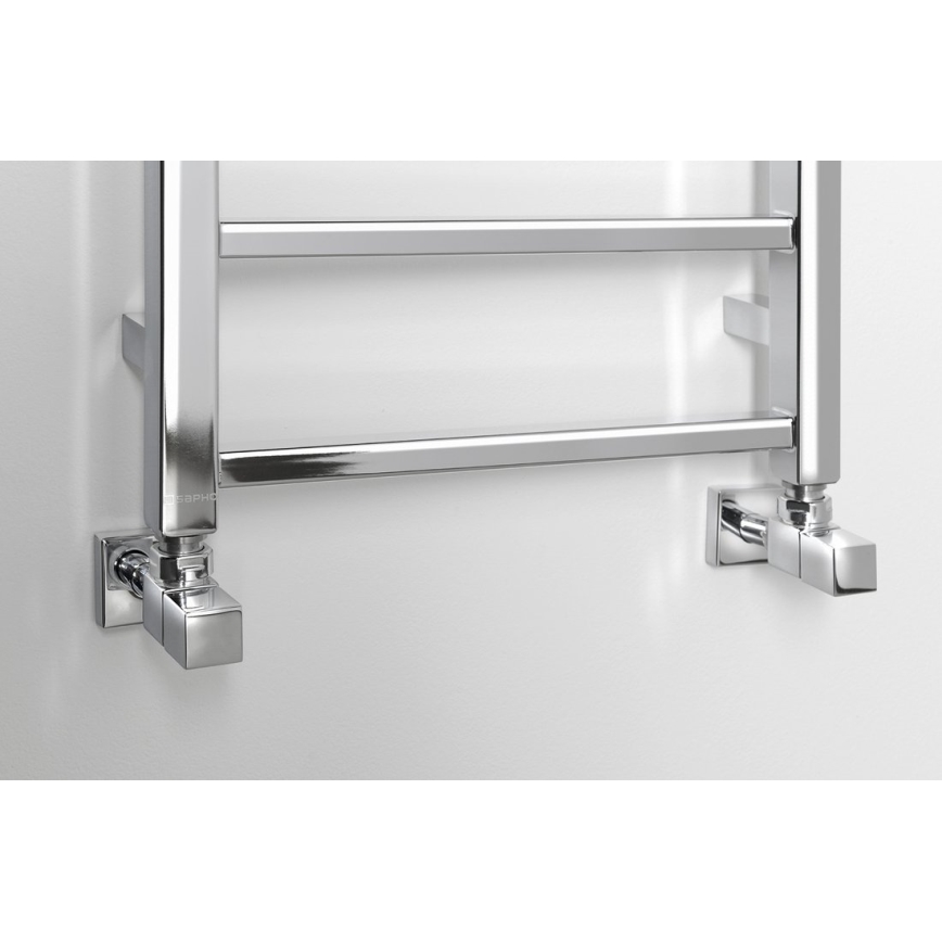 Sapho - Radiador toallero para baño METRO LIGHT 323W/230V 40x150 cm cromo brillante