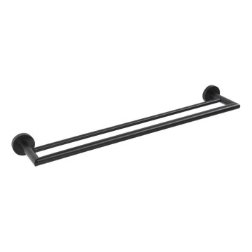 Sapho - Toallero de pared X-ROUND 12x65,5 cm negro