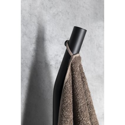 Sapho - Toallero eléctrico con temporizador DUOPASSO 45W 170x12 cm negro mate