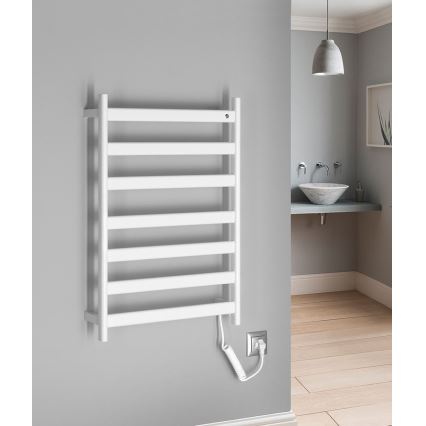 Sapho - Toallero eléctrico ELIAS 105W/230V 49x73 cm blanco mate