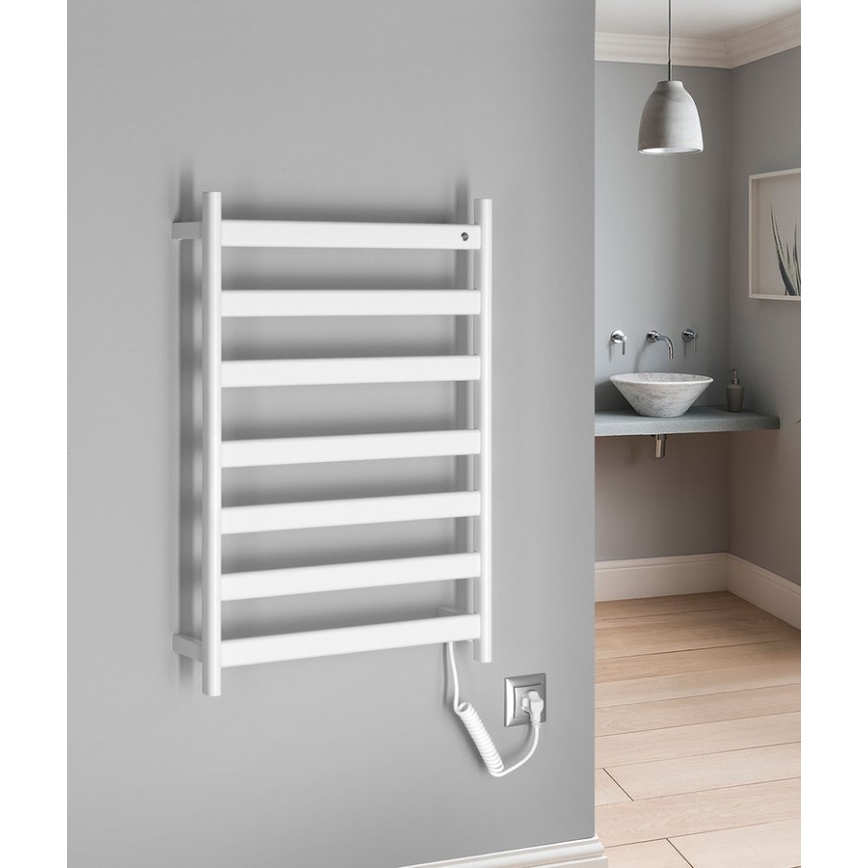 Sapho - Toallero eléctrico ELIAS 105W/230V 49x73 cm blanco mate