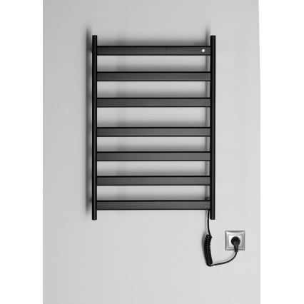 Sapho - Toallero eléctrico ELIAS 105W/230V 49x73 cm negro mate