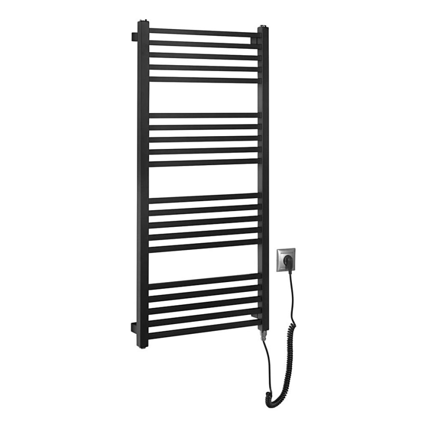 Sapho - Toallero eléctrico METRO-E 400W/230V 50x106 cm negro mate