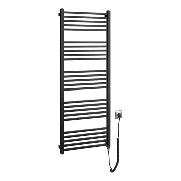 Sapho - Toallero eléctrico METRO-E 500W/230V 50x134 cm negro mate