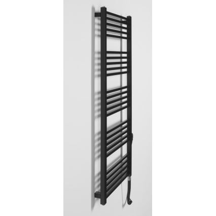 Sapho - Toallero eléctrico METRO-E 500W/230V 50x134 cm negro mate