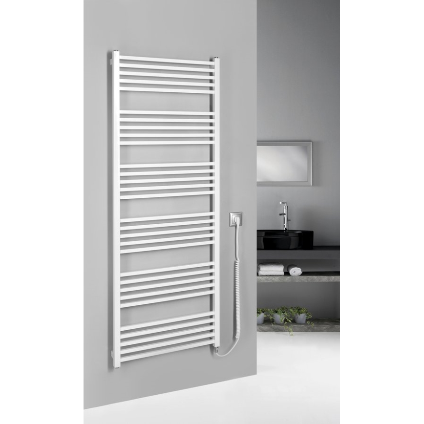 Sapho - Toallero eléctrico METRO-E 800W/230V 60x162 cm blanco