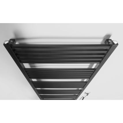 Sapho - Toallero eléctrico METRO-E 800W/230V 60x162 cm negro mate