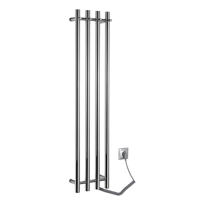 Sapho - Toallero eléctrico PAPINADO 85W/230V 120 cm cromo brillante derecho