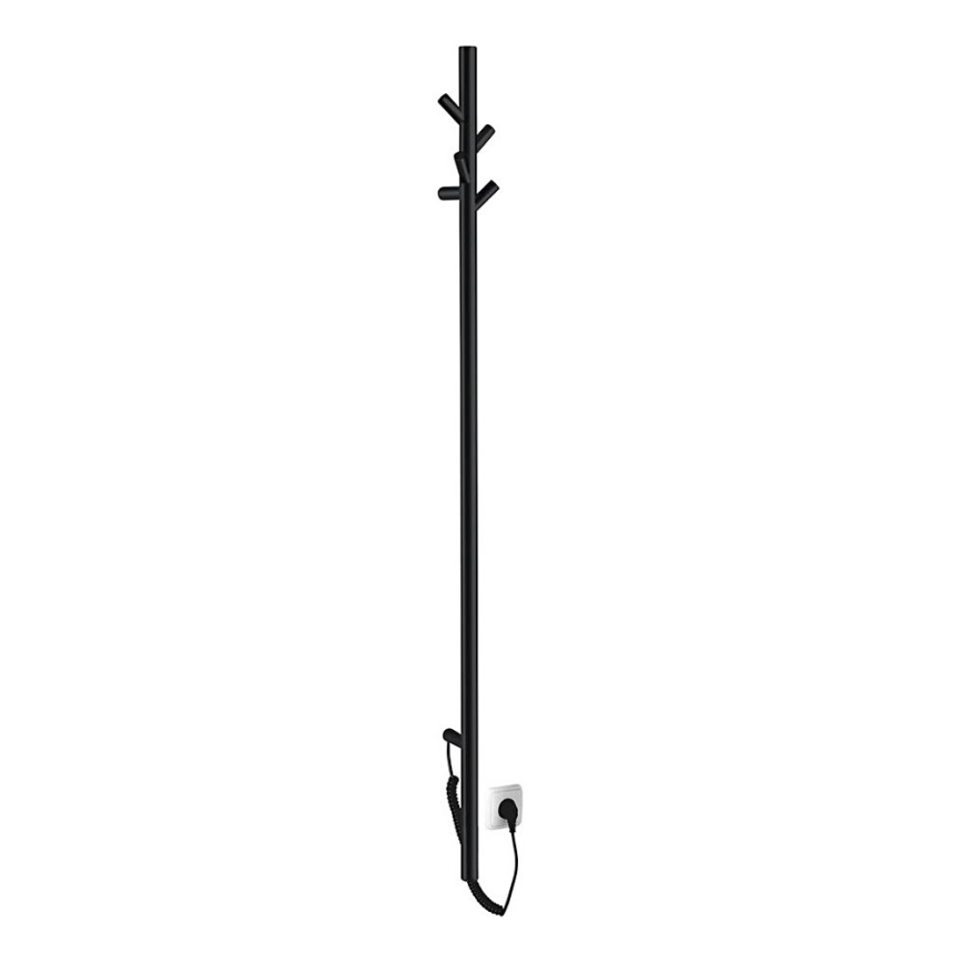 Sapho - Toallero eléctrico PASADOR 30W/230V 150 cm mate negro