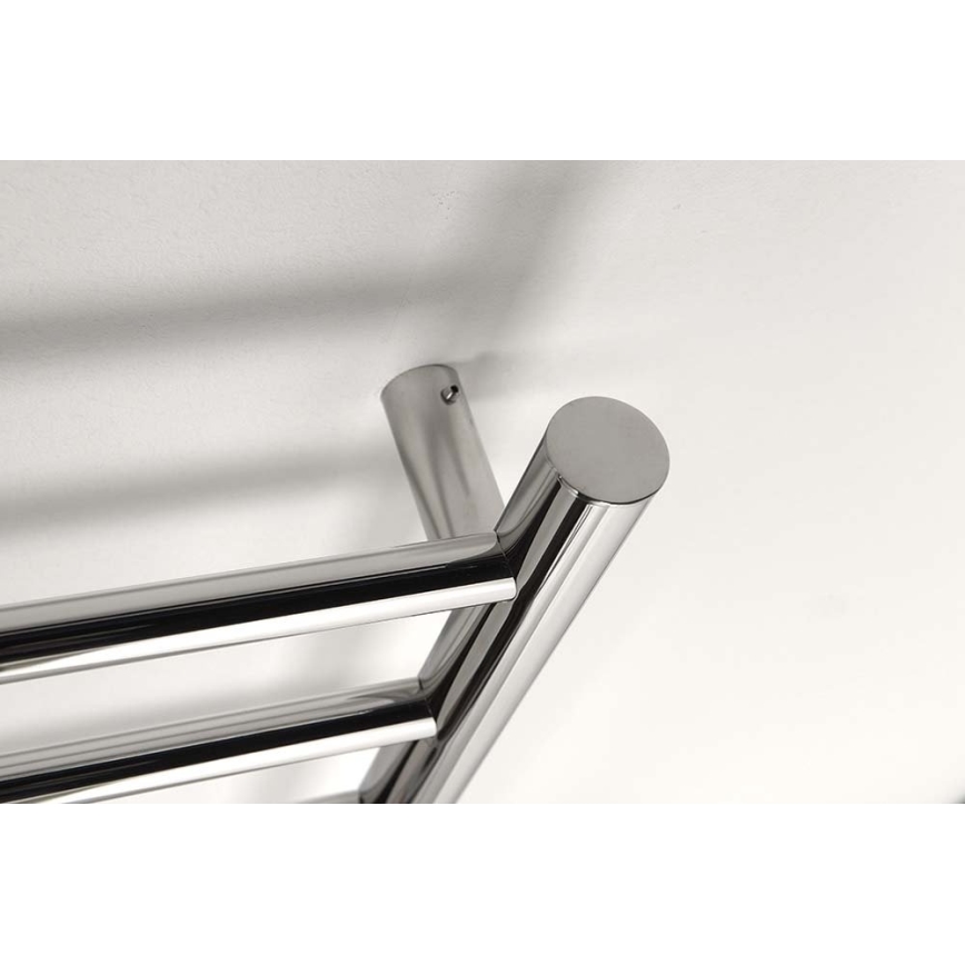 Sapho - Toallero eléctrico REDONDO 130W/230V 63x116 cm cromo brillante