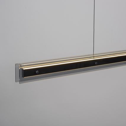 Schöner Wohnen 11316-18 - Lámpara colgante LED regulable suspendida por cable LENA LED/32W/230V 105 cm negra