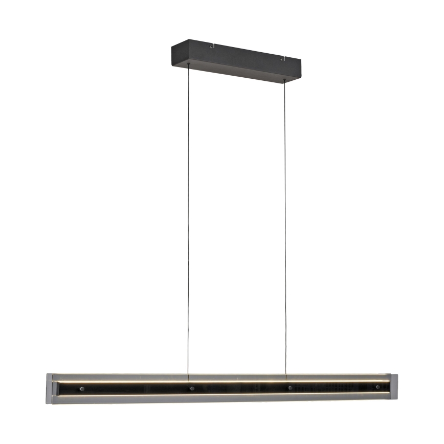 Schöner Wohnen 11316-18 - Lámpara colgante LED regulable suspendida por cable LENA LED/32W/230V 105 cm negra