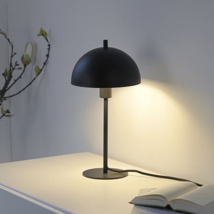 Schöner Wohnen 11726-18 - Lámpara de mesa ALI 1xE14/15W/230V negra