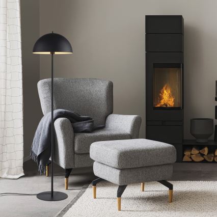 Schöner Wohnen 11727-18 - Lámpara de pie ALI 1xE27/25W/230V, negra