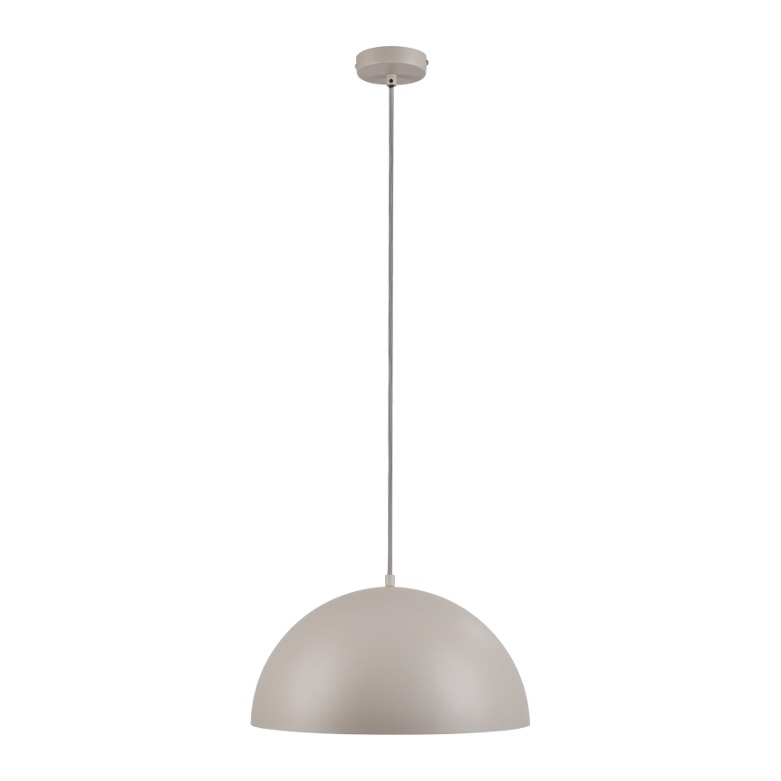 Schöner Wohnen 11728-39 - Lámpara colgante con cable ALI 1xE27/25W/230V Ø 38 cm gris