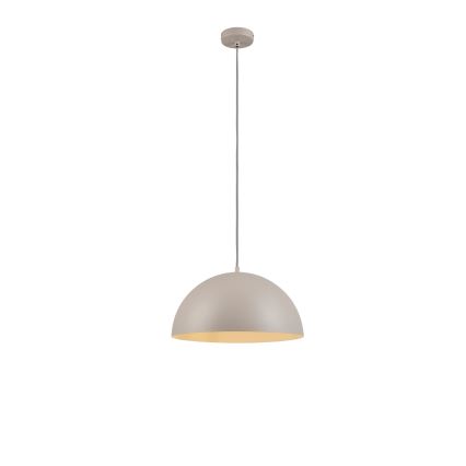 Schöner Wohnen 11728-39 - Lámpara colgante con cable ALI 1xE27/25W/230V Ø 38 cm gris