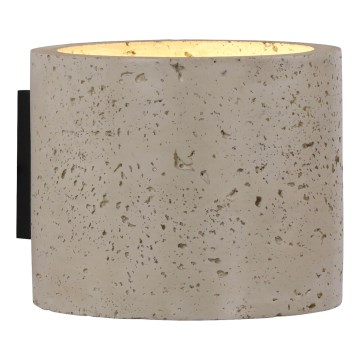 Schöner Wohnen 12542-42 - Aplique de pared TRAVENTA 1xG9/10W/230V acabado hormigón