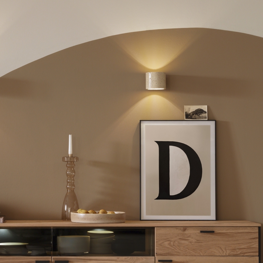 Schöner Wohnen 12542-42 - Aplique de pared TRAVENTA 1xG9/10W/230V acabado hormigón