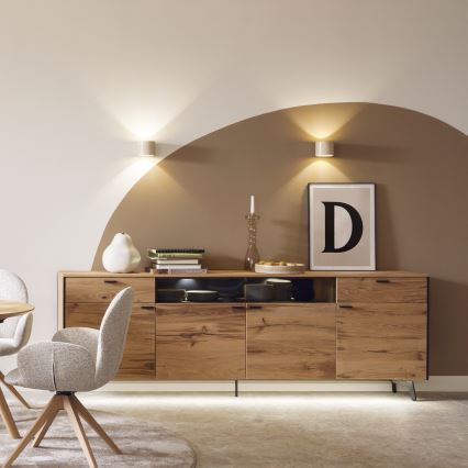 Schöner Wohnen 12542-42 - Aplique de pared TRAVENTA 1xG9/10W/230V acabado hormigón