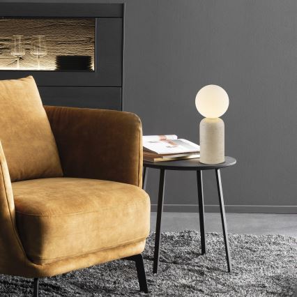 Schöner Wohnen 12543-42 - Lámpara de mesa TRAVENTA 1xG9/10W/230V hormigón