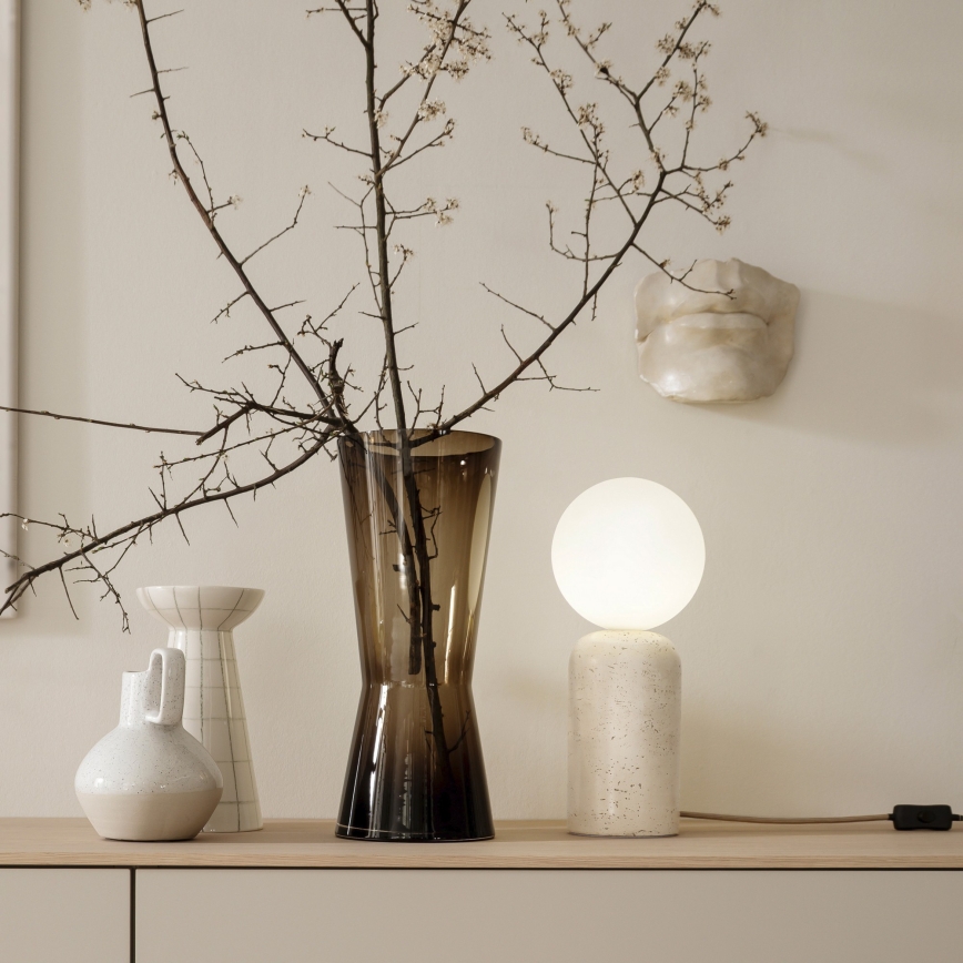 Schöner Wohnen 12543-42 - Lámpara de mesa TRAVENTA 1xG9/10W/230V hormigón