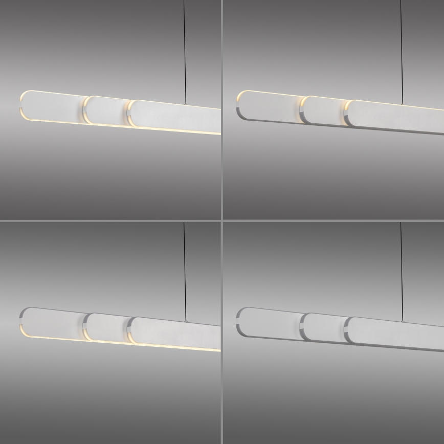 Schöner Wohnen 12577-16 - Lámpara colgante regulable suspendida por cable ADRIANA ROUND 2xLED/24W/230V 2700/3000/3500/4000/5000K blanco