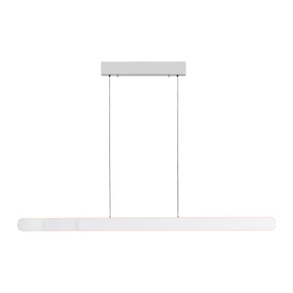 Schöner Wohnen 12577-16 - Lámpara colgante LED regulable con cable ADRIANA ROUND 2xLED/24W/230V 2700/3000/3500/4000/5000K 160 cm blanco