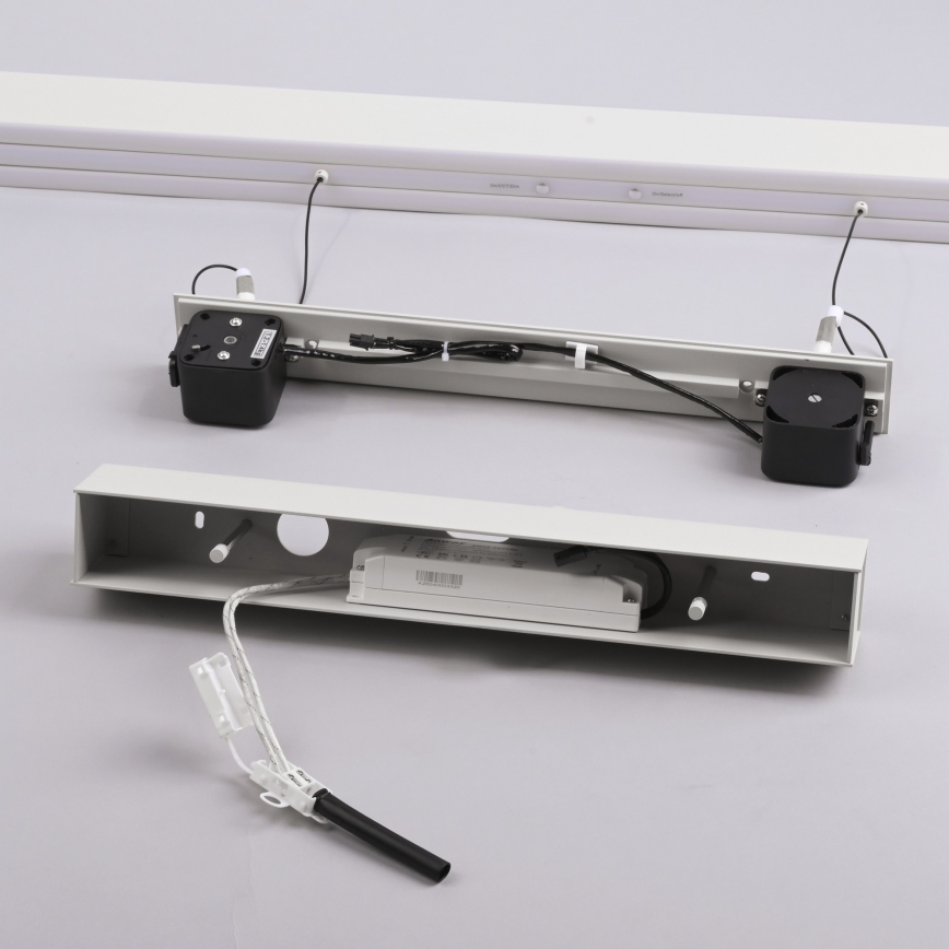 Schöner Wohnen 12577-16 - Lámpara colgante LED regulable con cable ADRIANA ROUND 2xLED/24W/230V 2700/3000/3500/4000/5000K 160 cm blanco