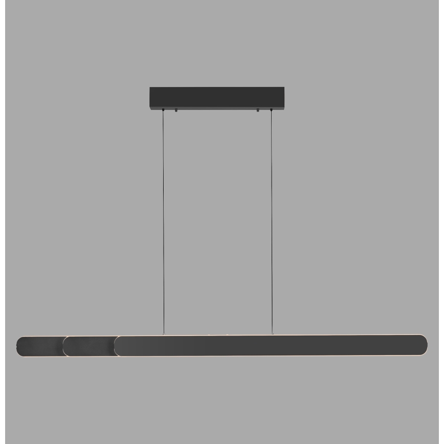 Schöner Wohnen 12577-18 - Lámpara colgante LED regulable suspendida por cable ADRIANA ROUND 2xLED/24W/230V 2700/3000/3500/4000/5000K negra