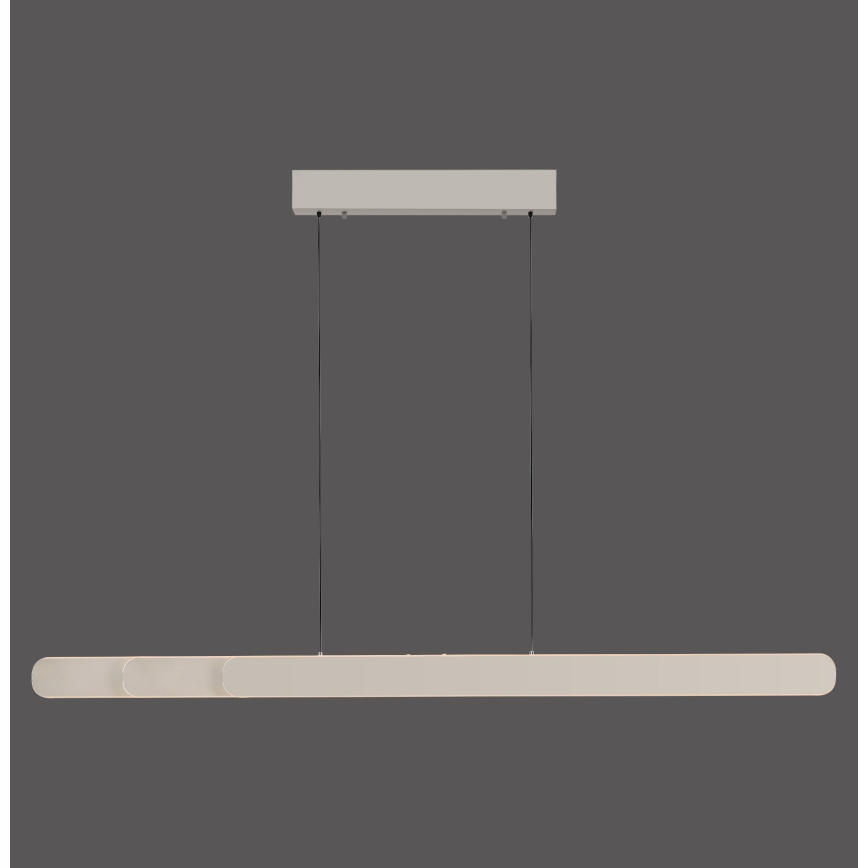 Schöner Wohnen 12577-39 - Lámpara colgante LED regulable en cable ADRIANA ROUND 2xLED/24W/230V 2700/3000/3500/4000/5000K gris