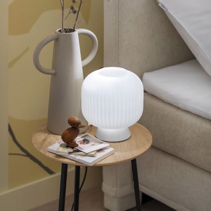 Schöner Wohnen 13573-16 - Lámpara de mesa NAMI 1xE27/25W/230V blanca