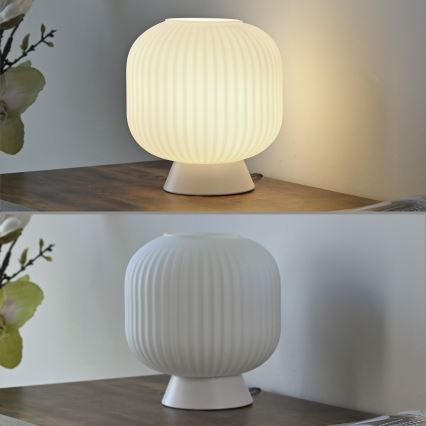 Schöner Wohnen 13573-16 - Lámpara de mesa NAMI 1xE27/25W/230V blanca