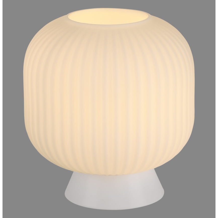 Schöner Wohnen 13573-16 - Lámpara de mesa NAMI 1xE27/25W/230V blanca