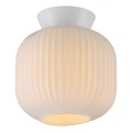 Schöner Wohnen 13574-16 - Lámpara de techo NAMI 1xE27/25W/230V Ø 20 cm blanca