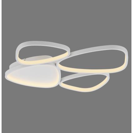 Schöner Wohnen 14038-16 - Lámpara de techo LED regulable PEBBLES LED/35,5W/230V blanca