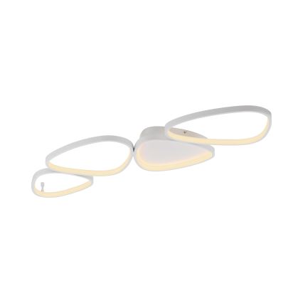 Schöner Wohnen 14039-16 - Lámpara de techo LED regulable PEBBLES LED/35,5W/230V blanco