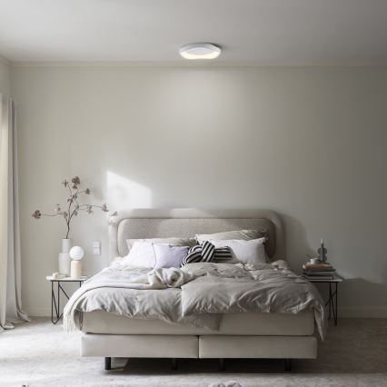 Schöner Wohnen 14233-16 - Luminaria de techo LED regulable MONTA LED/21W/230V Ø 40 cm blanca