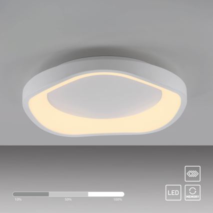 Schöner Wohnen 14233-16 - Luminaria de techo LED regulable MONTA LED/21W/230V Ø 40 cm blanca