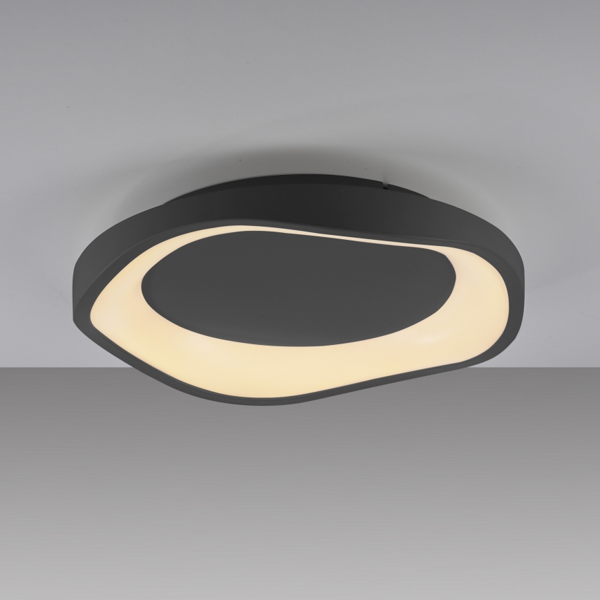 Schöner Wohnen 14233-18 - Luminaria de techo LED regulable MONTA LED/21W/230V Ø 40 cm negra