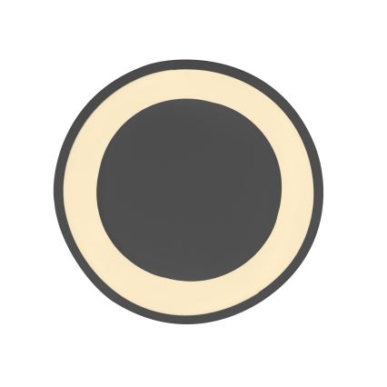 Schöner Wohnen 14233-18 - Luminaria de techo LED regulable MONTA LED/21W/230V Ø 40 cm negra