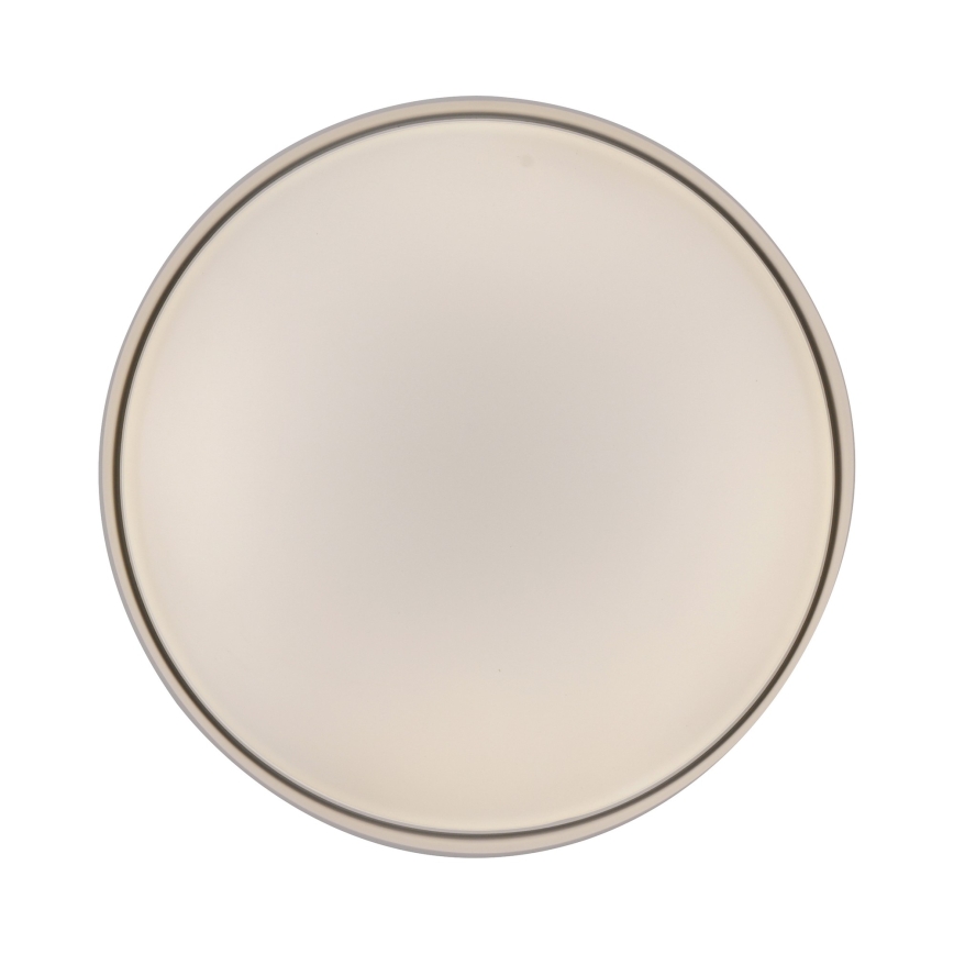 Schöner Wohnen 14594-39 - Lámpara de techo LED regulable TAVOLI LED/20W/230V 2700-6500K, diámetro 39 cm, gris + mando a distancia