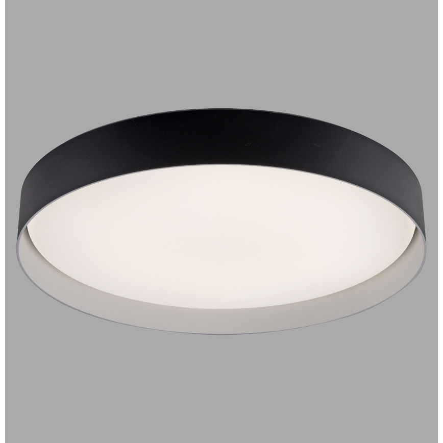 Schöner Wohnen 14595-18 - Lámpara de techo LED regulable TAVOLI LED/34W/230V 2700-6500K Ø 49 cm negra + mando a distancia