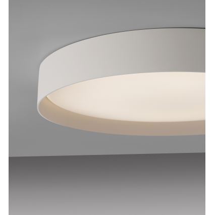 Schöner Wohnen 14595-39 - Luminaria de techo LED regulable TAVOLI LED/34W/230V 2700-6500K Ø 49 cm gris + mando a distancia