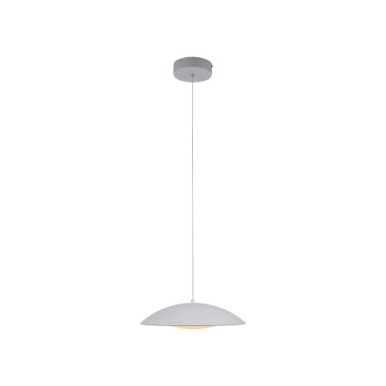 Schöner Wohnen 14606-16 - Lámpara colgante regulable con cable LENTE LED/17W/230V Ø 40 cm blanca