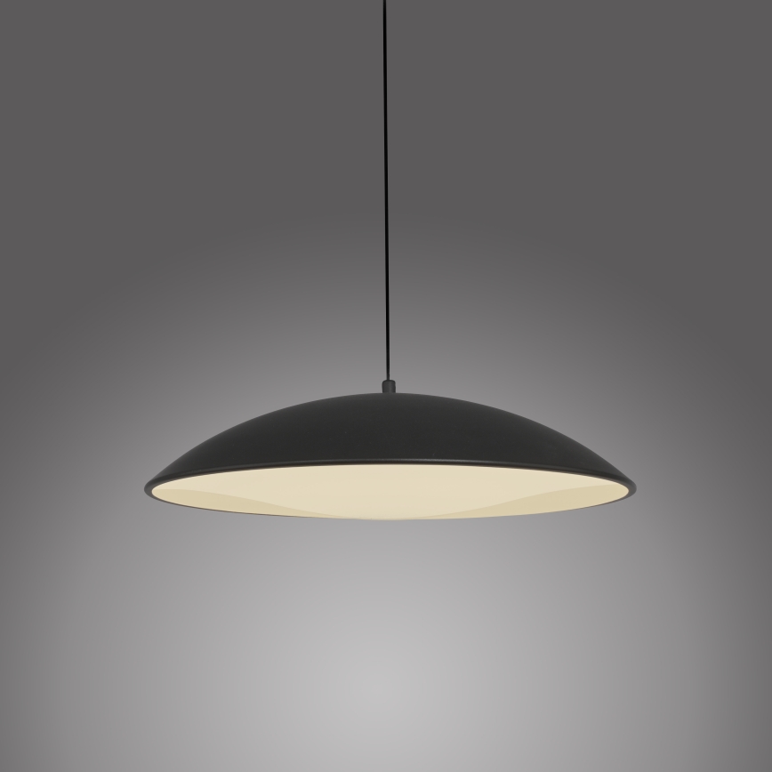 Schöner Wohnen 14606-18 - LENTE lámpara colgante LED regulable suspendida por cable LED/17W/230V Ø 40 cm negra